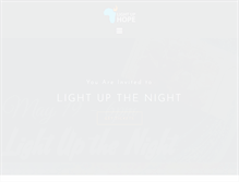 Tablet Screenshot of lightuphope.org